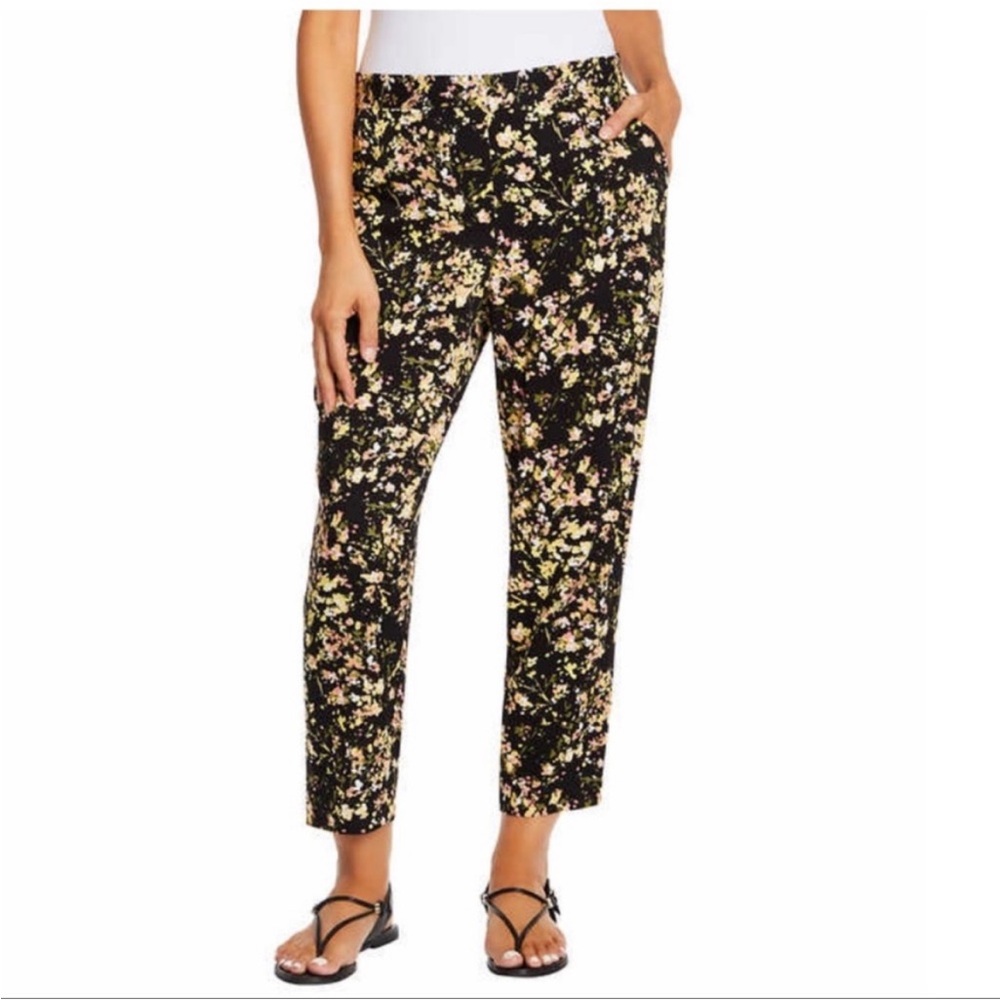 NWT Jessica Simpson Ladies Printed Pull-on Pant BOUQUET SPLASH - size M